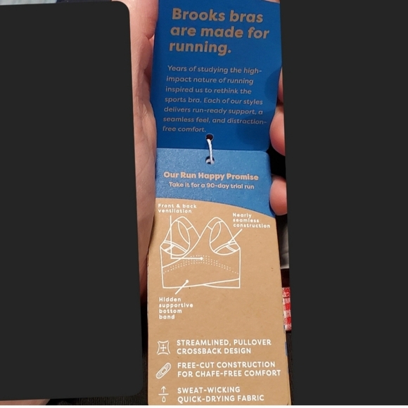 Brooks Run Bra - Dare Crossback - Picture 6 of 8